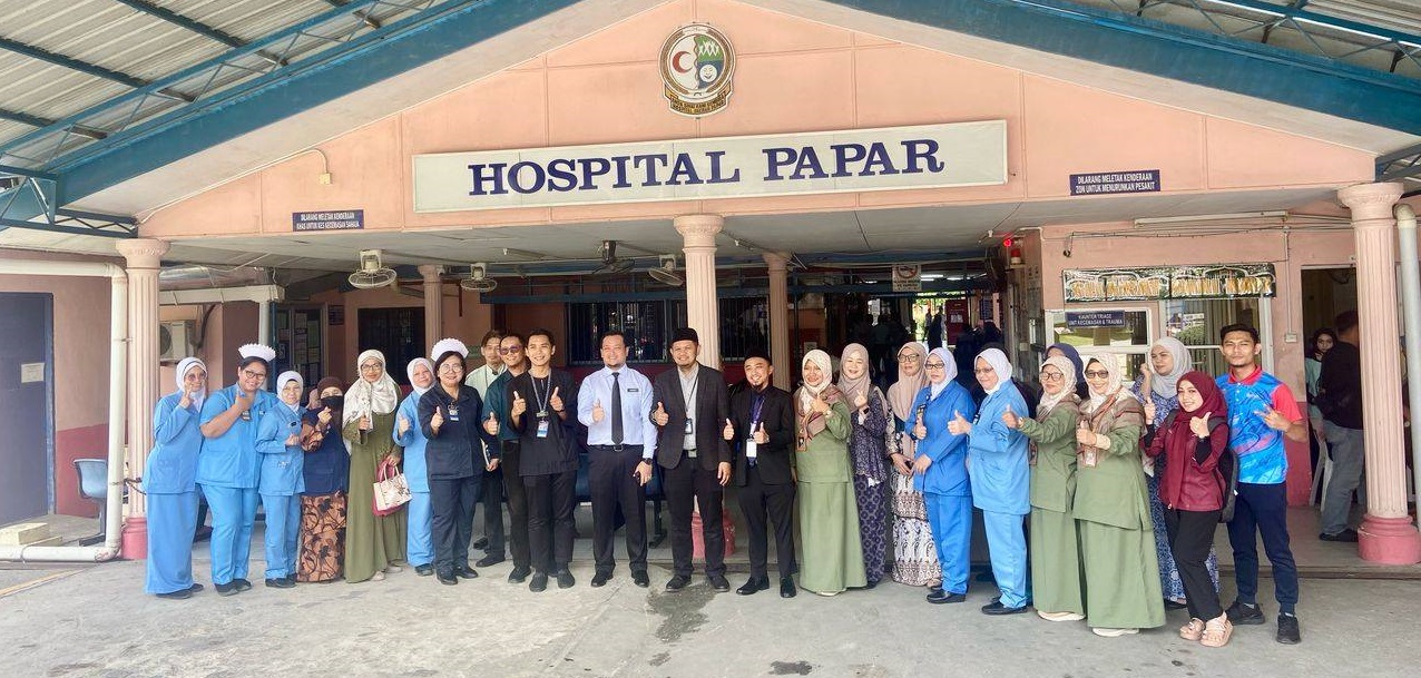 Lawatan Akademik ke Hospital Papar bagi Mempelajari Pelaksaanaan Hospital Mesra Ibadah